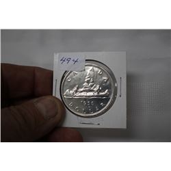 Cdn. One Dollar Coin - Silver - 1956 - Uncirc.