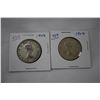 Image 1 : 1956 & 1959 Cdn. Fifty Cent Coins (2) Silver
