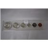 Image 1 : Cdn. 1867 Centennial Coin Set (6) with Silver 10, 25, 50 Cents & Dollar Coins