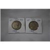 Image 1 : 1900 & 1907 Nfld. Fifty Cent Coins - Silver