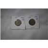 Image 1 : 1925 & 1927 Cdn. Five Cent Coins (2) Fine