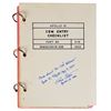 Image 1 : Dave Scott's Apollo 15 CMS Lunar Orbit-Flown Entry Checklist