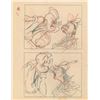 Image 1 : Popeye and William Tell production storyboard drawings from Popeye Meets William Tell