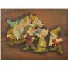Image 2 : Bashful, Doc, Grumpy, Happy, Sleepy, Sneezy, and Dopey production cel from Snow White and the Seven 