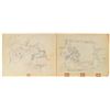 Image 1 : Goofy and background production drawings from Mickey’s Amateurs