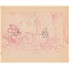 Image 1 : Mickey Mouse and Donald Duck publicity drawing from Moose Hunters