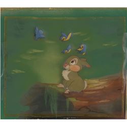 Thumper and Birds production cel from Bambi