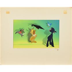 Danny the Lamb, Owl, and Birds production cels from So Dear to My Heart