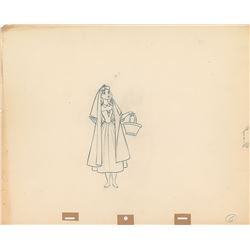 Briar Rose production drawing from Sleeping Beauty