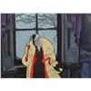 Image 2 : Cruella de Vil production cel and production background from 101 Dalmatians