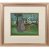 Image 1 : Mowgli and Baloo production cel from The Jungle Book