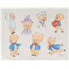 Image 1 : Porky Pig color model drawing by Virgil Ross