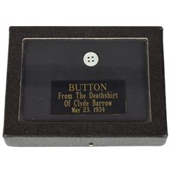 Clyde Barrow's Death Shirt Button