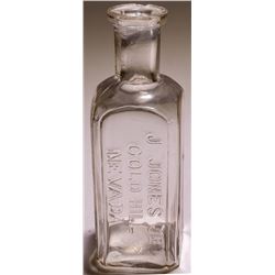Jones Jr. Drug Bottle (Gold Hill, Nevada)