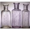 Image 1 : Carson City & Virginia City, Nevada Drug Store Bottle Trio: Chedic, Thaxter, and Lernhart