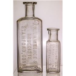 Two Eastern Drug Store Bottles