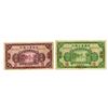 Image 1 : The Agricultural and Industrial Bank of China, 1927, Pair of Issued  Notes