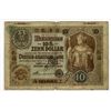 Image 1 : Deutsch-Asiatische Bank, 1907 "Shanghai" Branch Issued Rarity.