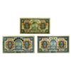 Image 1 : Provincial Bank of Shantung, 1925 Banknote Branch Issue Trio.