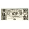 Image 2 : Bank of Upper Canada, 1830-1840, Proof Obsolete Banknote