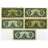 Image 2 : Dominion of Canada, 1923, Lot of 5 Issued Banknotes