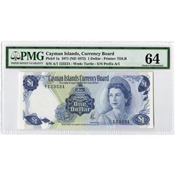 Cayman Islands Currency Board, 1971 (ND 1972), Issued Banknote