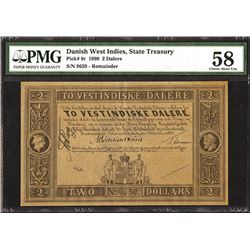 State Treasury, 1898, Unissued Remainder Banknote
