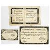 Image 1 : Republique Francaise, 1793 "First Issue" Assignat Trio.