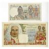 Image 1 : French Africa Banknote Pair, ca.1940's.