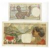 Image 2 : French Africa Banknote Pair, ca.1940's.