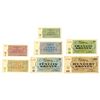 Image 1 : Theresienstadt Concentration Camp, 1943, Currency Set of 7 Notes