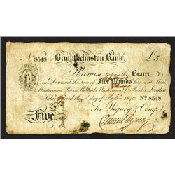 Brighthelmston Bank. 1840 Issue.