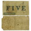 Image 2 : Early English Banknote Pair, ca. 1818-22.