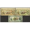 Image 1 : Gobierno Provisional de Mexico. Revalidado Overprint Banknote Assortment.