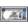 Image 2 : Reserve Bank of New Zealand. Ca.1953-58, 5 Pounds. Specimen.