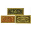 Image 2 : Republica de Nicaragua. National Bank of Nicaragua Banknote Trio.