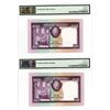 Image 2 : Banco de Portugal, 1961, Issued Sequential Banknote Pair.