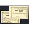 Image 1 : Literature Subscription Coupon or Scrip Notes, Unissued Pair