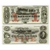 Image 1 : City Bank of New Haven, 18xx (ca.1850's) Obsolete Banknote Pair.