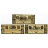 Image 1 : Mechanics Bank, 1861 Obsolete Banknote Trio.