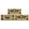 Image 1 : Merchants and Planters Bank, 1860 Obsolete Banknote Trio.