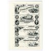 Image 1 : Pioneer Association Uncut Sheet of 4 Proprietary Proofs.