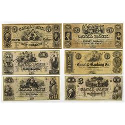 Canal Bank, Obsolete Banknote Assortment.