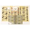 Image 1 : Louisiana, Mississippi, and 2 different Hungarian Fund Bonds Uncut Obsolete Sheets, all Laminated.