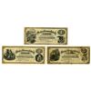 Image 1 : Buckeye Business College, Sandusky, Ohio, 1873-74 College Currency Trio.
