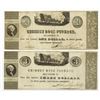 Image 1 : Chimney Rock Furnace, ND ca.1830-40's, Obsolete Scrip Note Pair.