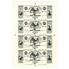 Image 1 : Planters & Mechanics Bank Uncut Sheet of 4 Proprietary Proofs.