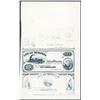 Image 1 : City of Memphis Uncut Sheet of 4 Proprietary Progress Proofs.