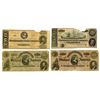 Image 1 : C.S.A., 1864, Quartet of Issued Notes