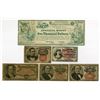 Image 1 : U.S. Fractional Currency Quintet and Absolute Money Satirical Note.
